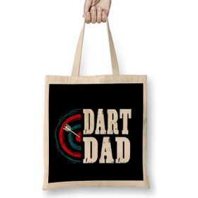 Humuts Dart Dad Darts Player Father Dartboard Target Bullseye Bez Çanta