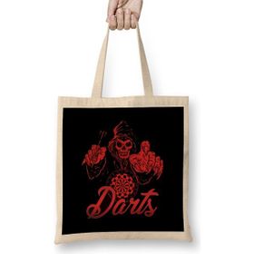 Humuts Darts Player Death Skeleton Dartboard Arrow Bullseye Target Bez Çanta
