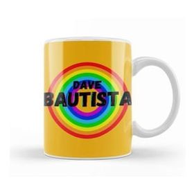Humuts Dave Bautista Vintage Retro Rainbow Style Warriors Design Wrestlers Gift Kupa Bardak