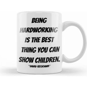Humuts David Beckham Quotes Gift Vintage Retro Rainbow Style Kupa Bardak