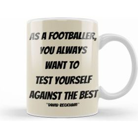 Humuts David Beckham Quotes Gift Vintage Retro Rainbow Style Kupa Bardak