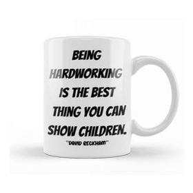 Humuts David Beckham Quotes Gift Vintage Retro Rainbow Style Kupa Bardak