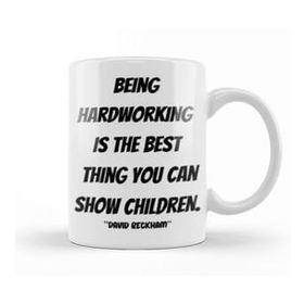 Humuts David Beckham Quotes Gift Vintage Retro Rainbow Style Kupa Bardak