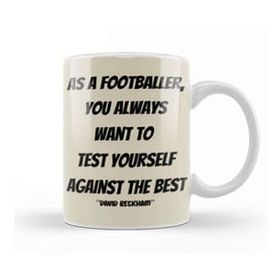 Humuts David Beckham Quotes Gift Vintage Retro Rainbow Style Kupa Bardak
