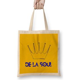 Humuts De La Soul Açık Bej Uzun Saplı Bez Çanta