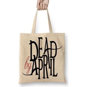 Humuts Dead By April Açık Bej Uzun Saplı Bez Çanta