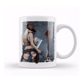 Humuts Dead Or Alive Cowgirl Kupa Bardak