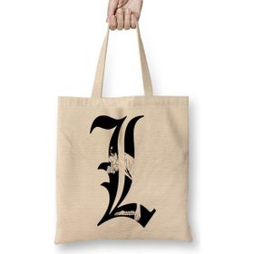Humuts Death Note 02 Açık Bej Uzun Saplı Bez Çanta