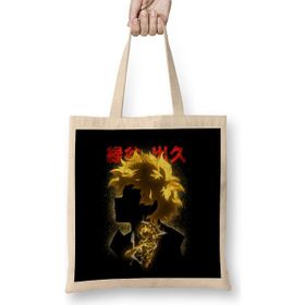 Humuts Deku The Hero Açık Bej Uzun Saplı Bez Çanta