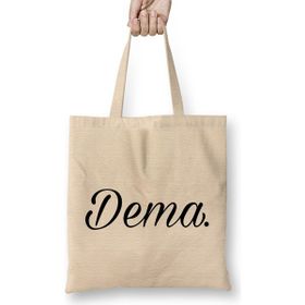 Humuts Dema Karadeniz Açık Bej Uzun Saplı Bez Çanta