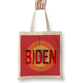 Humuts democrat biden 2024 Election - Vintage Retro Rainbow Style Uzun Saplı Bez Çanta