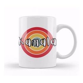 Humuts Democrat Kamala Harris 2024 Vintage Retro Rainbow Style Kupa