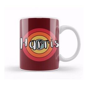 Humuts Democrat Kamala Harris 2024 Vintage Retro Rainbow Style Kupa