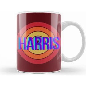 Humuts Democrat Kamala Harris 2024 Vintage Retro Rainbow Style Kupa
