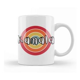 Humuts Democrat Kamala Harris 2024 Vintage Retro Rainbow Style Kupa