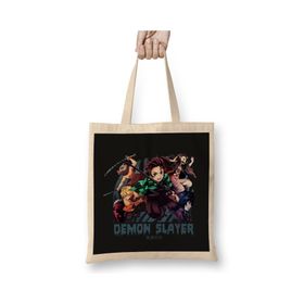 Humuts Demon Slayer Kimetsu No Yaiba Anime Bez Kadın Günlük Çanta