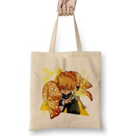 Humuts Demon Slayer Thunder Breath Zenitsu Bez Kadın Günlük Çanta