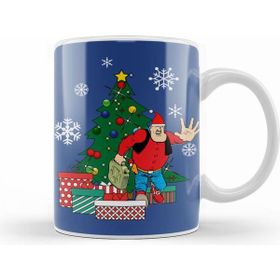 Humuts Desperate Dan Around The Christmas Tree Kupa Bardak