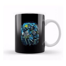 Humuts Destroy The City Futuristic Robot Kupa Bardak