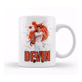 Humuts Devin Booker Vintage Aart Legend Basketball Gift Vintage Retro Style Kupa Bardak