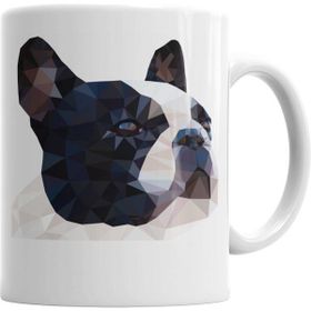 Humuts Dıamond Bulldog Köpek Pug Beyaz Kupa