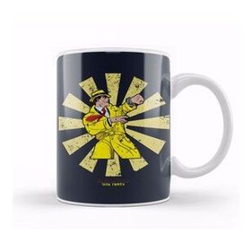 Humuts Dick Tracy Retro Japanese Kupa Bardak