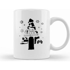 Humuts Die Hard Christmas Tree Silhouette Kupa Bardak