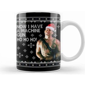 Humuts Die Hard Ho Ho Ho Machine Gun Christmas Kint Kupa Bardak