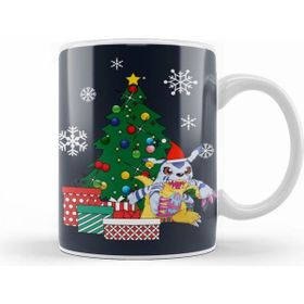 Humuts Digimon Gabumon Around The Christmas Kupa Bardak