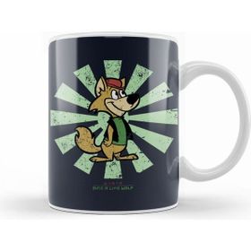 Humuts Ding A Ling Wolf Retro Japanese Kupa Bardak