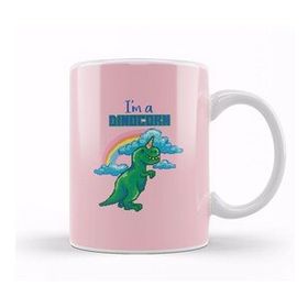 Humuts Dinosaur Retro Pixel I'm A Dinocorn Kupa Bardak