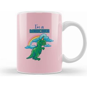 Humuts Dinosaur Retro Pixel I'm A Dinocorn Kupa Bardak