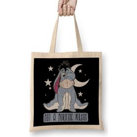Humuts Disney Winnie the Pooh Eeyore Not a Morning Person Bez Kadın Günlük Çanta