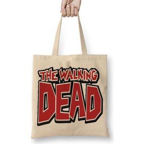 Humuts Do The Walking Dead Twd Açık Bej Uzun Saplı Bez Çanta