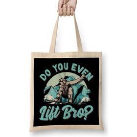 Humuts Do You Even Lift Bro Ski Lift Pun Snowboard Ski Bez Kadın Günlük Çanta