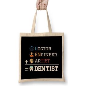 Humuts Doctor Engineer Artist Dentist 010 Bez Kadın Günlük Çanta