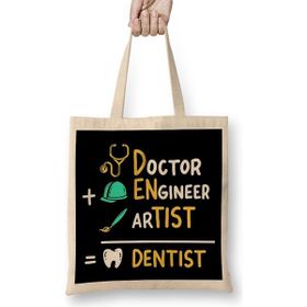 Humuts Doctor Engineer Artist Dentist 012 Bez Kadın Günlük Çanta