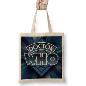 Humuts Doctor Who 2 Açık Bej Uzun Saplı Bez Çanta