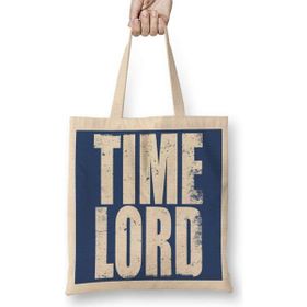 Humuts Doctor Who Time Lord Uzun Saplı Açık Bej Bez Çanta