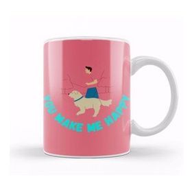 Humuts Dogs You Make Me Happy Dog Lover Gifts Kupa Bardak