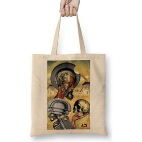Humuts Dom Quixote Açık Bej Uzun Saplı Bez Çanta