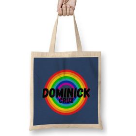 Humuts Dominick Cruz - Vintage Retro Rainbow Style Warriors Design Wrestlers-Gift Uzun Saplı Bez Çanta