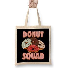 Humuts Donut Squad Donut Lover Breakfast Food Pun Bez Çanta
