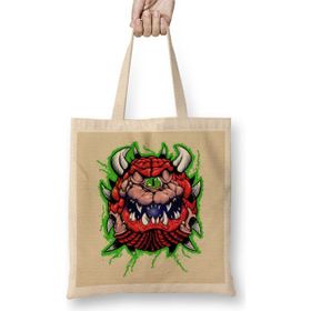 Humuts Doom Cacodemon Front And Back Tee A Bez Çanta