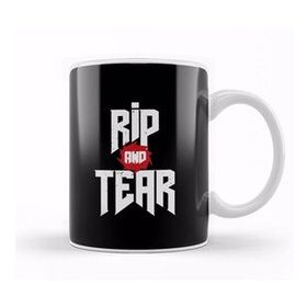 Humuts Doom Rip and Tear 01 Beyaz Kupa