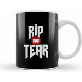 Humuts Doom Rip and Tear 01 Beyaz Kupa