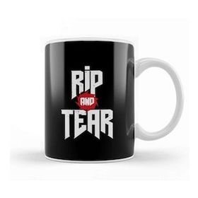 Humuts Doom Rip and Tear 01 Beyaz Kupa