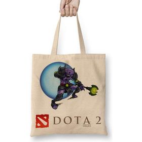 Humuts Dota 2 Faceless Void Açık Bej Uzun Saplı Bez Çanta