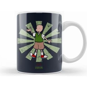 Humuts Doug Retro Japanese Beyaz Kupa