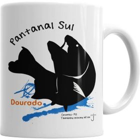 Humuts Dourado Balık Beyaz Kupa